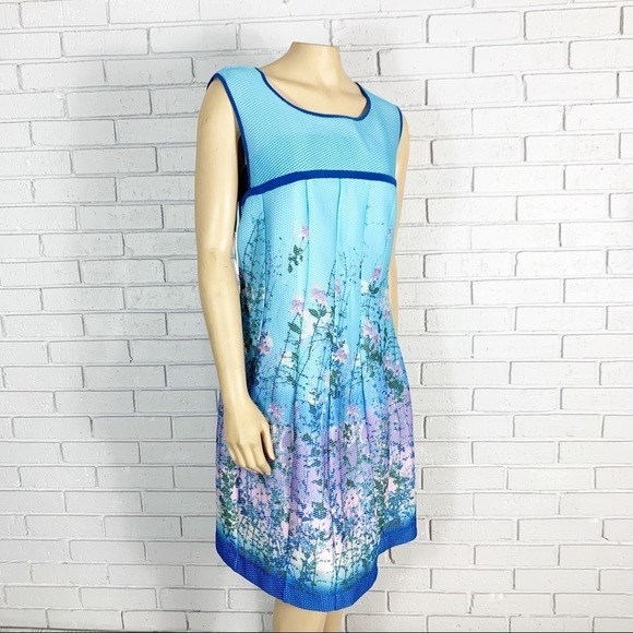 Gabby Skye Women's Vine Printed Fit & Flare Dress - Picture 3 of 9